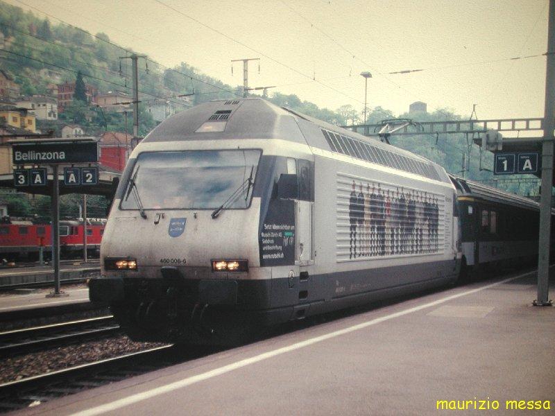 SBB Re 460 008 'Putschy' - Bellinzona - 25.04.2002