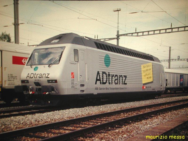 SBB Re 460 016 'ADtranz' - Lausanne Triage - 14.06.1997
