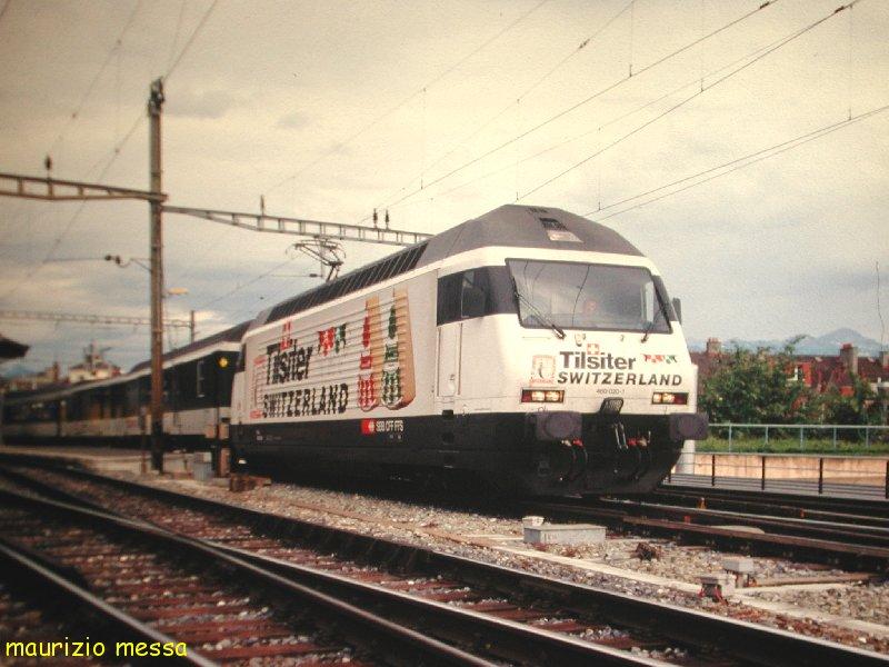 SBB Re 460 020 'Tilsiter' - Lausanne - 13.06.1997