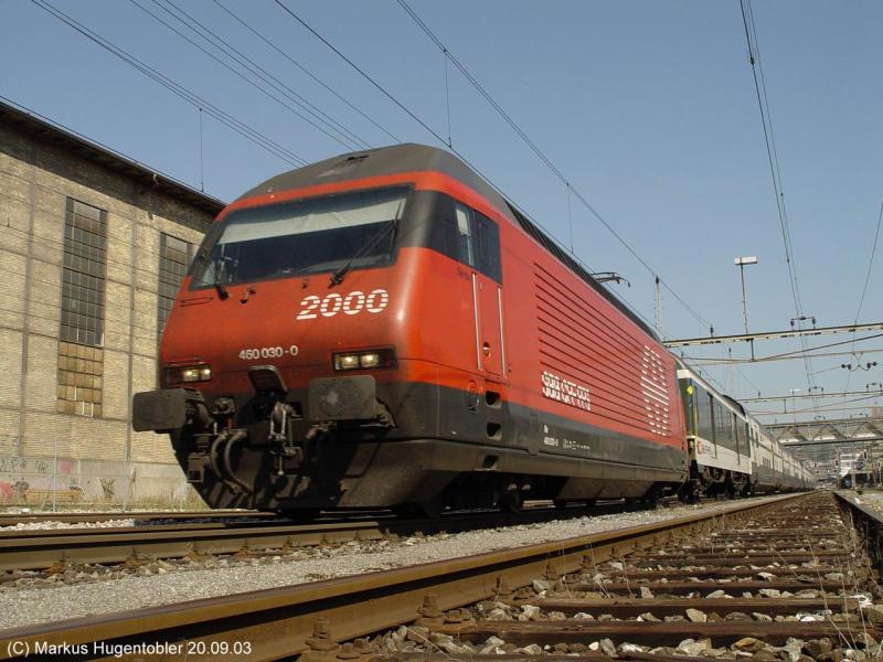 SBB Re 460 030-0  Sntis  am 20.09.03 bei Winterthur