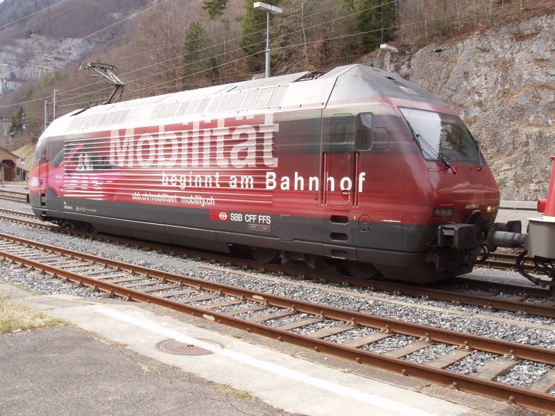 SBB Re 460 094-6  Mobility 
am 30.03.2008 in Vallorbe