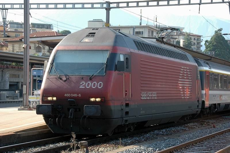 SBB Re 460.046 am 27.6.2008 abends in Lugano