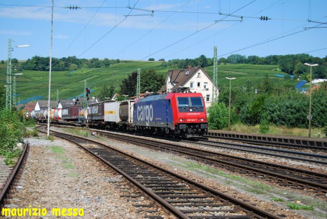 SBB Re 482 043 - Efringen-Kirchen - 24.08.2007