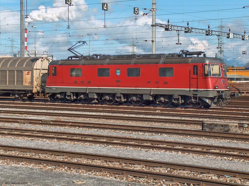 SBB Re 6/6 11609 (Uzwil) am 02.11.03 in Buchs SG