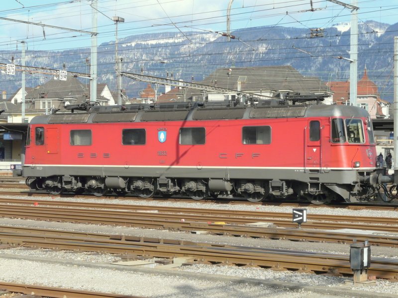 SBB - Re 6/6  11632 abgestellt in Solothurn am 15.03.2009