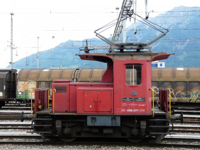 SBB - Te 2/2  140 im Bahnhof von Buchs/SG am 25.05.2008