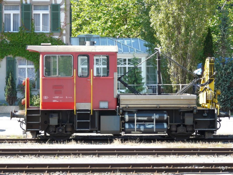 SBB - Tm 2/2 9527 abgestellt in Langnau am 01.09.2009