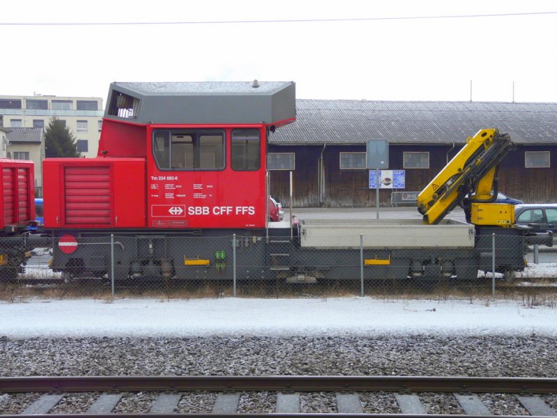 SBB - Tm 234 082-6 abgestellt in Morges am 31.12.2008