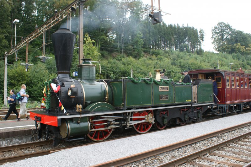 SCB Ec 2/5 Genf bei der Einfahrt mit eiem Sonderzug in Koblenz. Aufgenommen am 22.08.2009 anlsslich der 150 Jahrfeier Turgi - Koblenz - Waldshut.