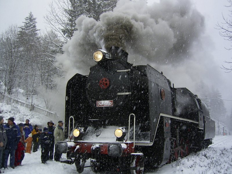 Scheinanfahrt bei Spizk Nhe Bay.Eisenstein am 31.12.2003