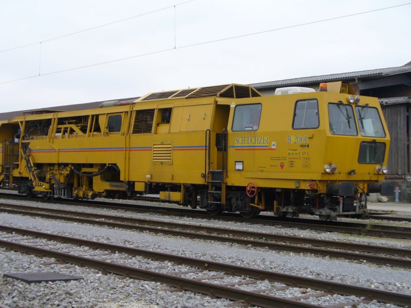 SCHEUCHZER B 2001 - VTmaas 80 85 95 81 027-2 Abgestellt im SBB Gterbahnhof von Biel-Bienne am 16.12.2007