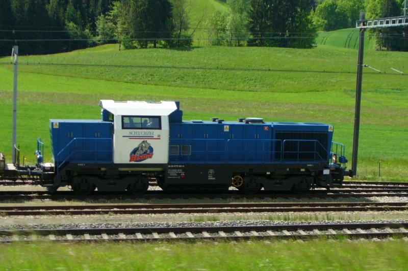 Scheuchzer - Diesellok Am 843 .. Foto vom 10.05.2007