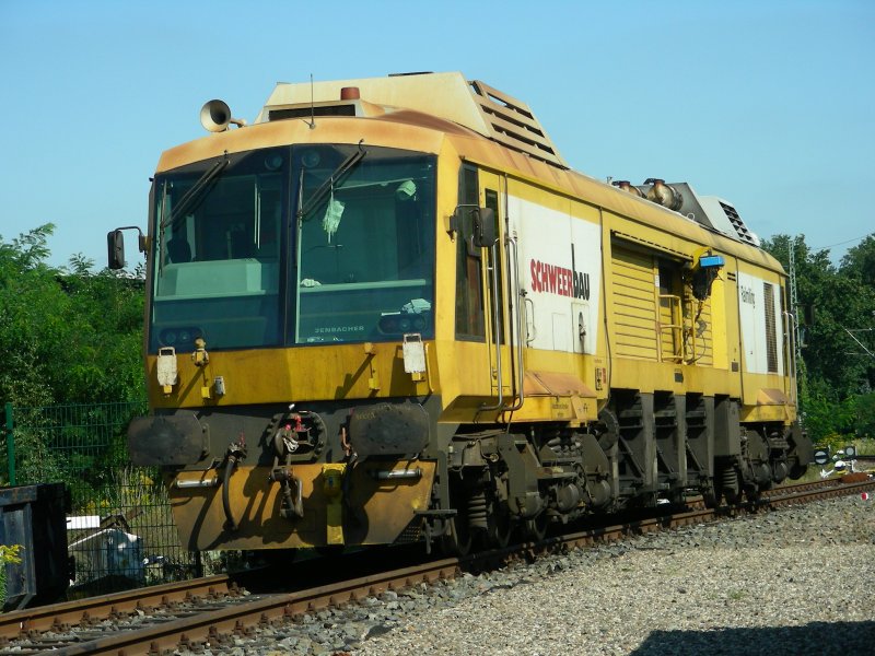 Schienenfr�se von Schweerbau in Berlin am 10.09.06