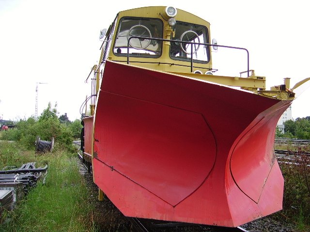 Schneeflug im Kempten Hbf.