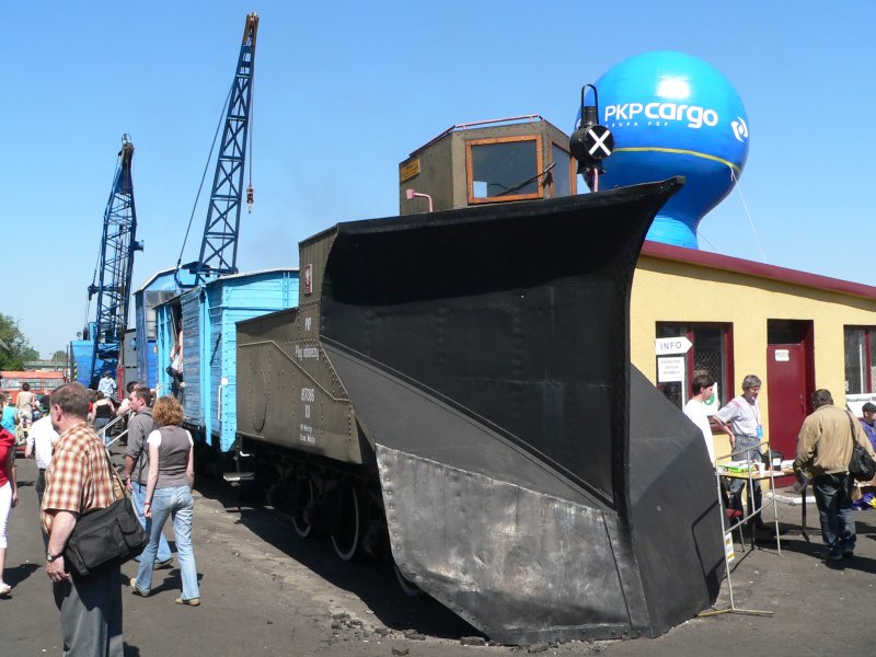 Schneepflug aus dem Jahre 1893 im BW Wolsztyn. 2.5.2009