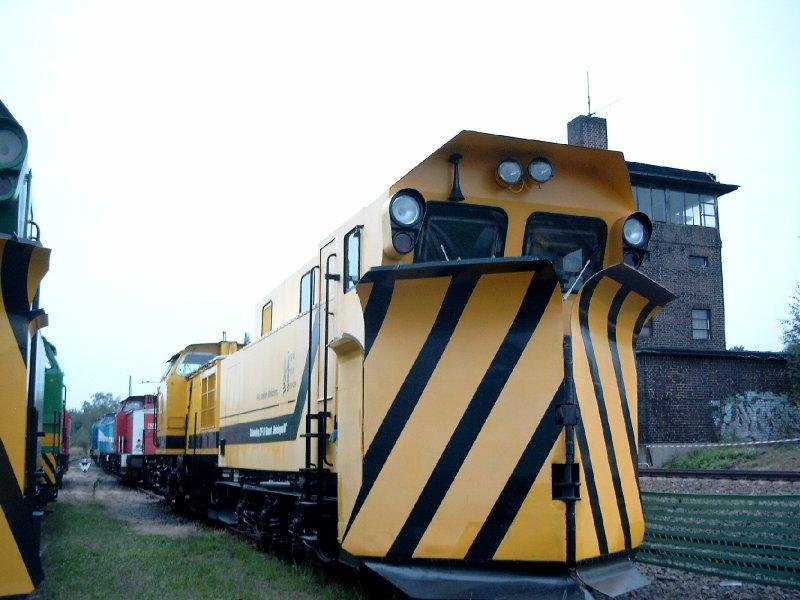 Schneepflug  Bauart Meiningen  der RIS zum Heitzhausfest im SEM Chemnitz