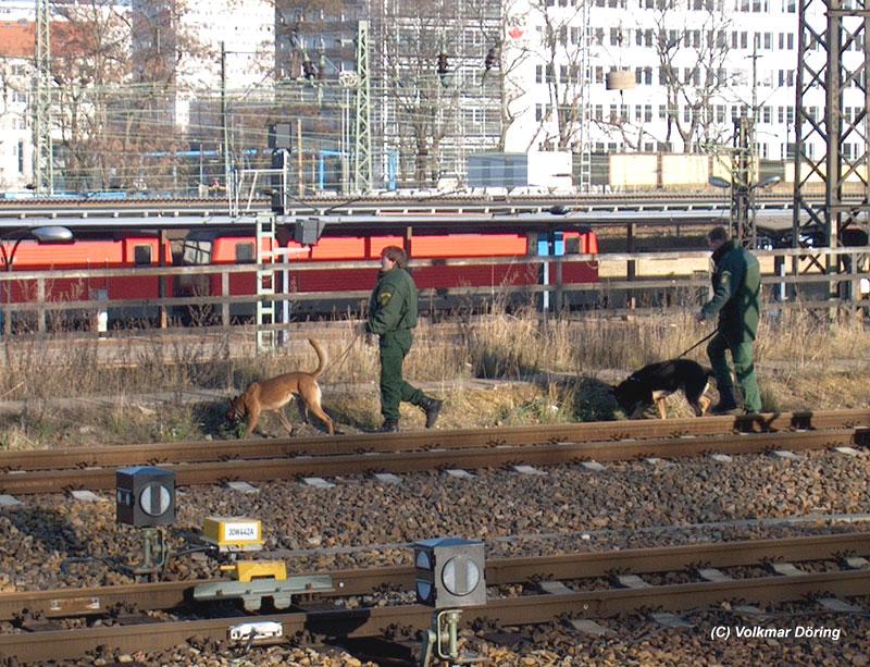  Schnffler im Einsatz - Dresden Hauptbahnhof - 5.12.2004
