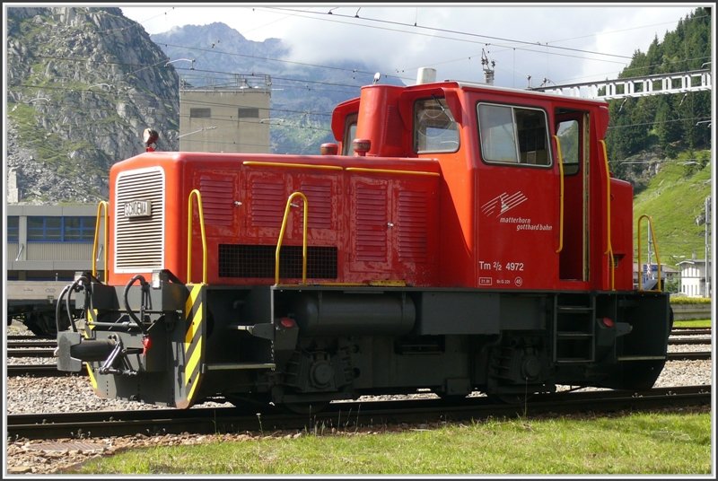 Schoema Tm 2/2 4972 in Andermatt. (22.07.2008)