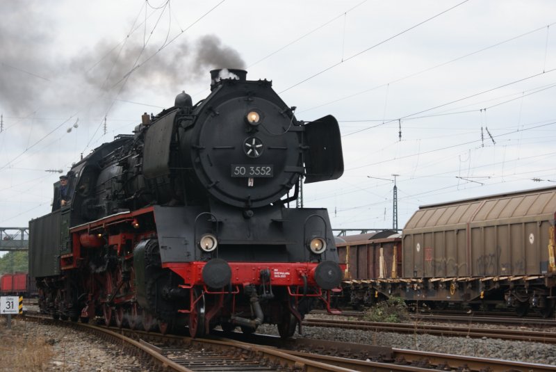 Schwarzkopf Berlin, Baujahr 1949,Fabriknummer 11630.
Aufgenommen beim Tag der Offenen T�r in Bischofsheim