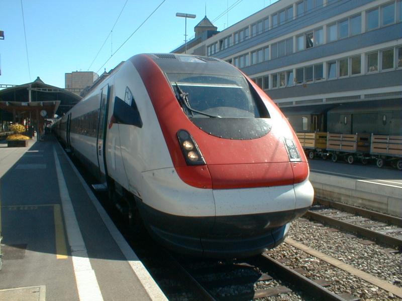 Schweiz/Triebzge/ICN RABDe 500 am 01.08.00 in St.Gallen