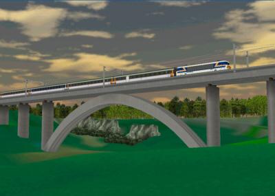 Screen eines franzsischen Schnellzuges einer fiktiven Anlage