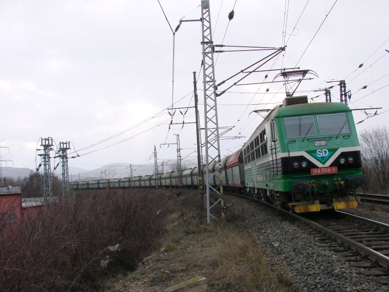 SD 184 504-9 mit Gz am 02.02.2008 in Kadan-Prunerov