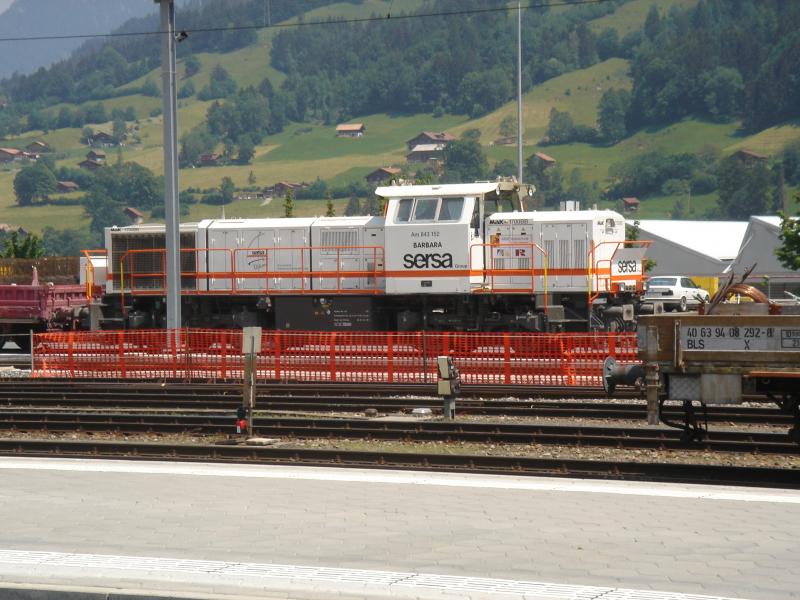 Sersa Diesellok Barbara vom Ltschberg Tunnel