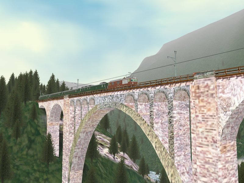 SEZ Zugverband Albula Line 2