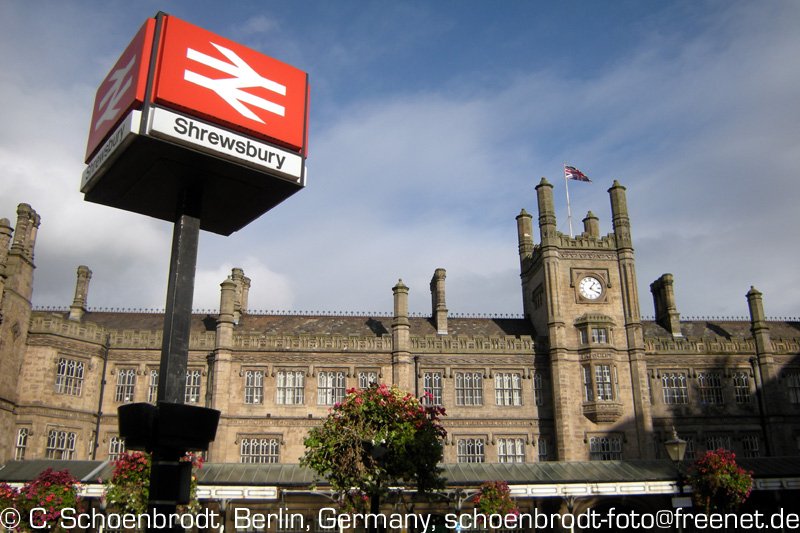 Shrewsbury Station, Bahnhof von Shrewsbury
Oktober 2008