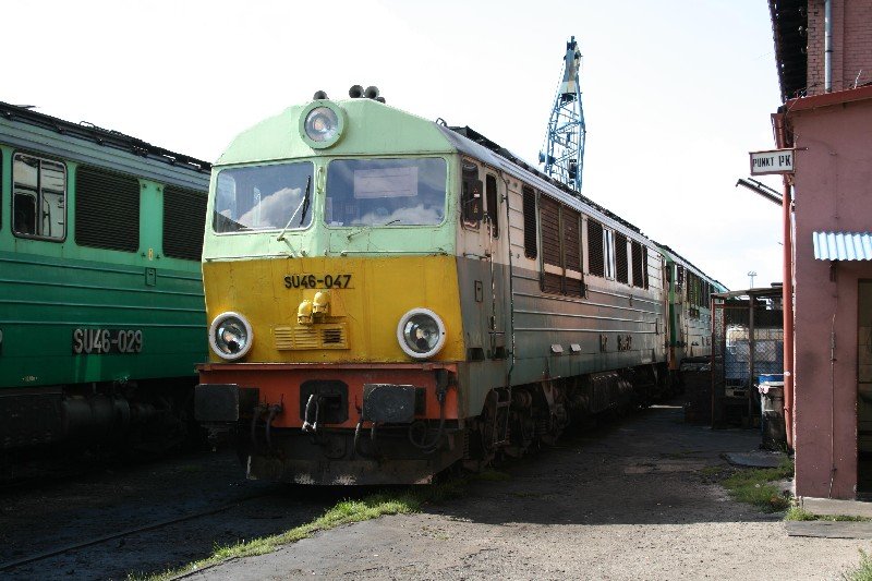 Sie ist die letzte SU46 gewesen die noch die gelbe Front besitzt!Wegliniec den 25.08.07