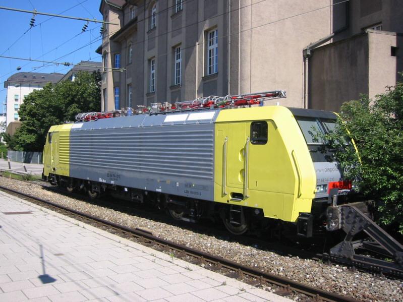 Siemens Dispolok ES 64 F4-010 der BR 189 am 17.07.2004 in Mnchen Hbf.