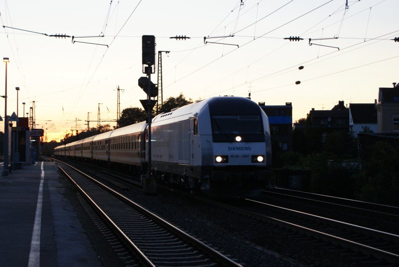 Siemens ER 20-2007 mit Leersonderzug in Oberbilk am 14.09.08