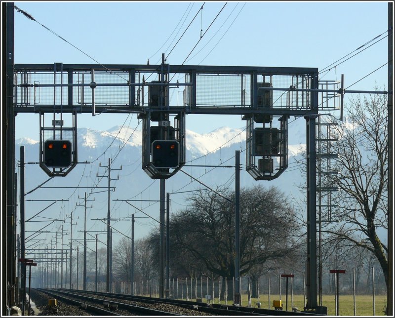 Signalbrcke bei Sargans Richtung Bad Ragaz. (29.01.2008