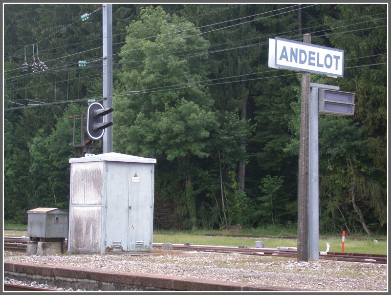 Signalisation in Andelot. (05.06.2007)
