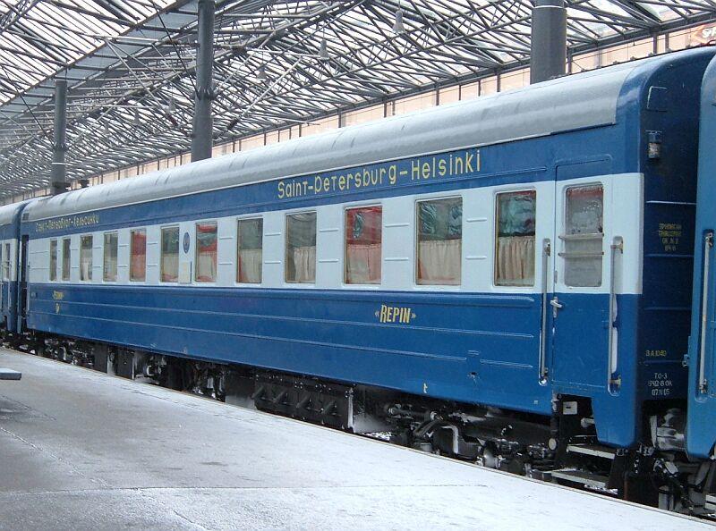 Sitzwagen der REPIN am 17.01.2006 in Helsinki C, verschiedene Klaasen gibt es anscheinend nicht, jedenfalls sind aussen keine angeschrieben.
