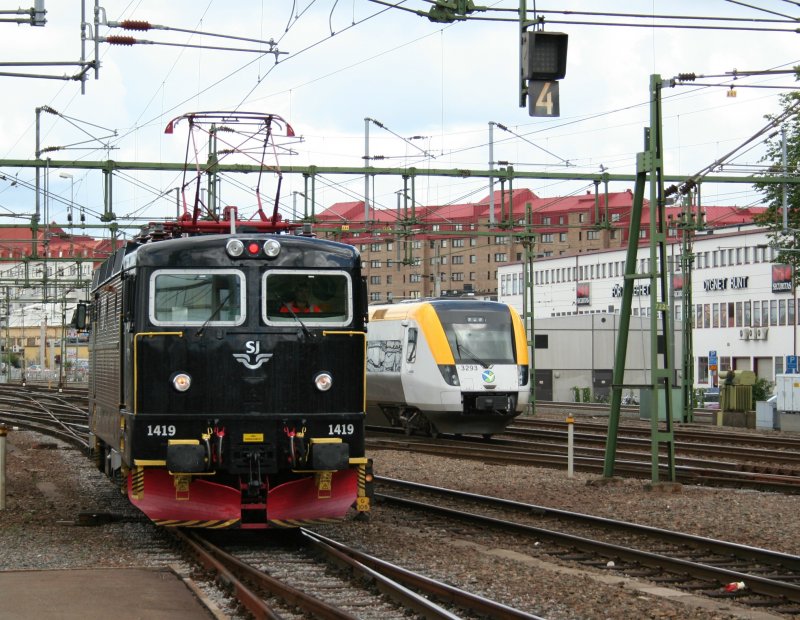 SJ Rc6 1419 am 20.7.2008 in Gteborg C.
