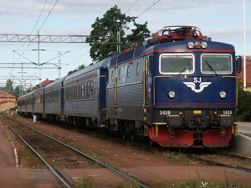 SJ Rc6 am 14.08.2005 1419 in Mora.