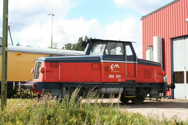 SJ Z65 581 (Euro Maint) am 5.8.2008 in Sundsvall C.