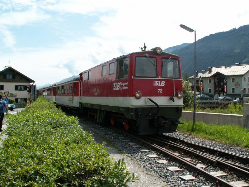 SLB Lok 73 am 31.7.08 in Mittersil.