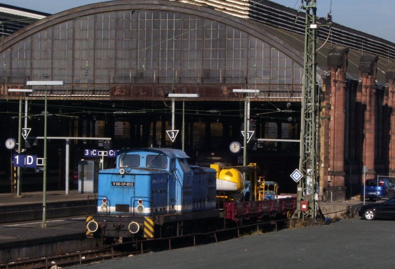 SLG V60-SP-013 in Wiesbaden Hbf; 08.02.2008