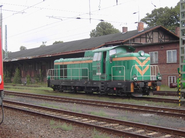 SM 42 202 am 11.08.2007 im DB Bahnhof Guben