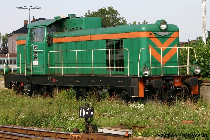 SM42-1102 in Bielsko-Biala Glowna (Hbf) am 02.09.2006
