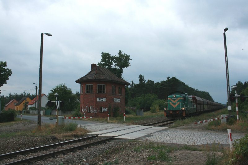 SM42-202 am 04.07.2008 im Bahnhof Wezyska