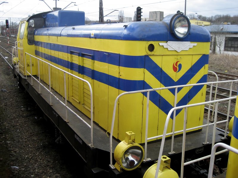 SM42-2574 neben uns am 28.02.2008 in Gdańsk.