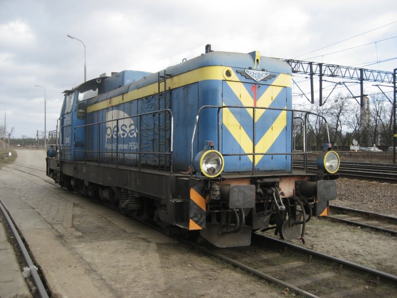 SM42 nr.1 von der PESA am 23.02.2008 in Bydgoszcz.