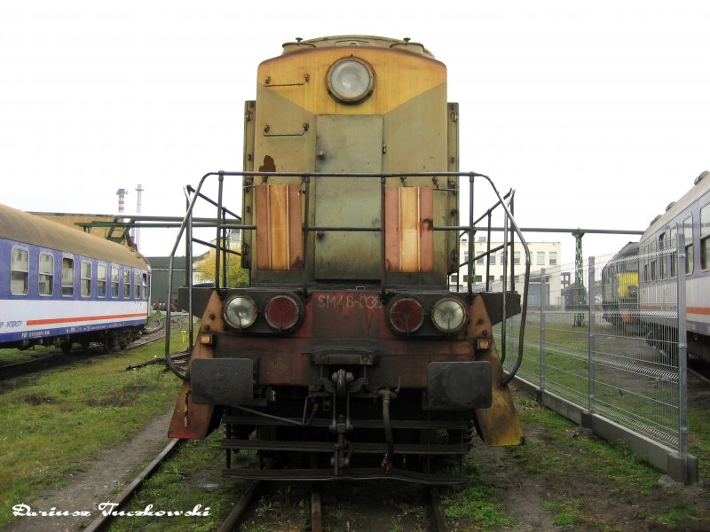 SM48-038 von vorne am 02.10.2007 in der Firma Pesa in Bydgoszcz.