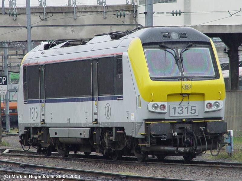 SNCB 1315 abgestellt am 26.04.2003 in Mulhouse
