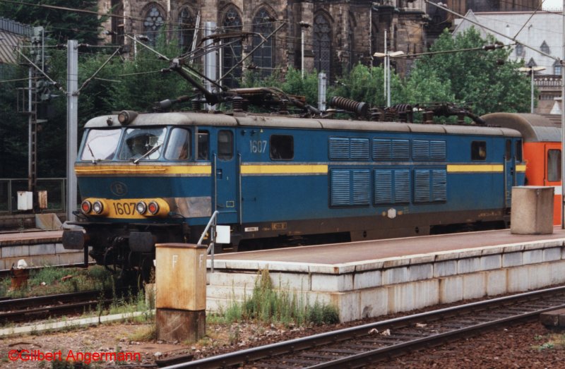 SNCB 1607 am 16.07.1993 in Kln Hbf.
