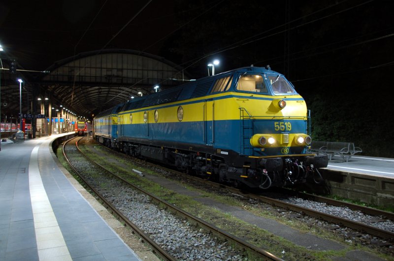 SNCB 5519 + 55505 Aachen Hbf 3 September 2006 Bahnbilder.de