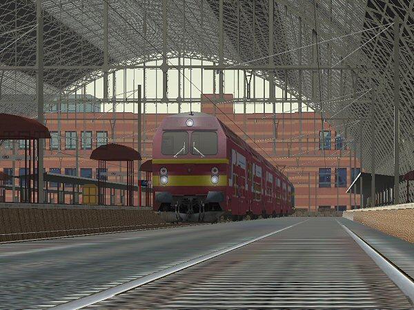 SNCB/NMBS M5 BDx (steuerwagen) geschoben durch einem SNCB/NMBS HLE 27 ist abfahrbereit vom Bahnhof Antwerpen-Centraal.(High Speed Route V2)